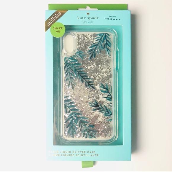 kate spade Accessories - Kate Spade iPhone XS Max Glitter Clear Case New